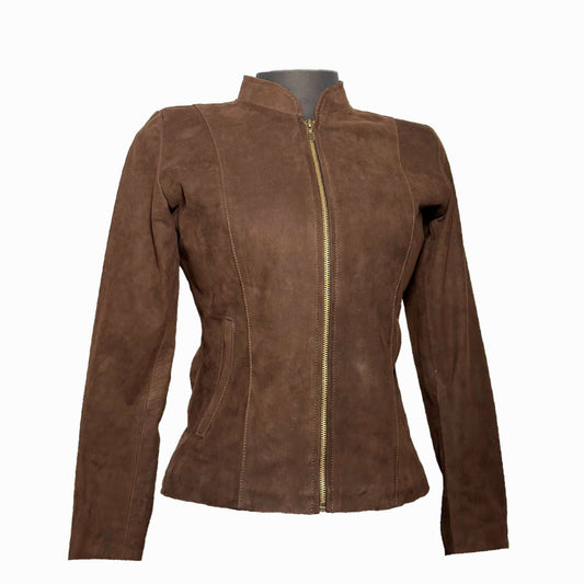 Paola - La Chamarra de Piel Clásica Atemporal